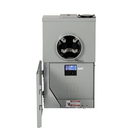 electric meter box lowes|combination meter base breaker panel.